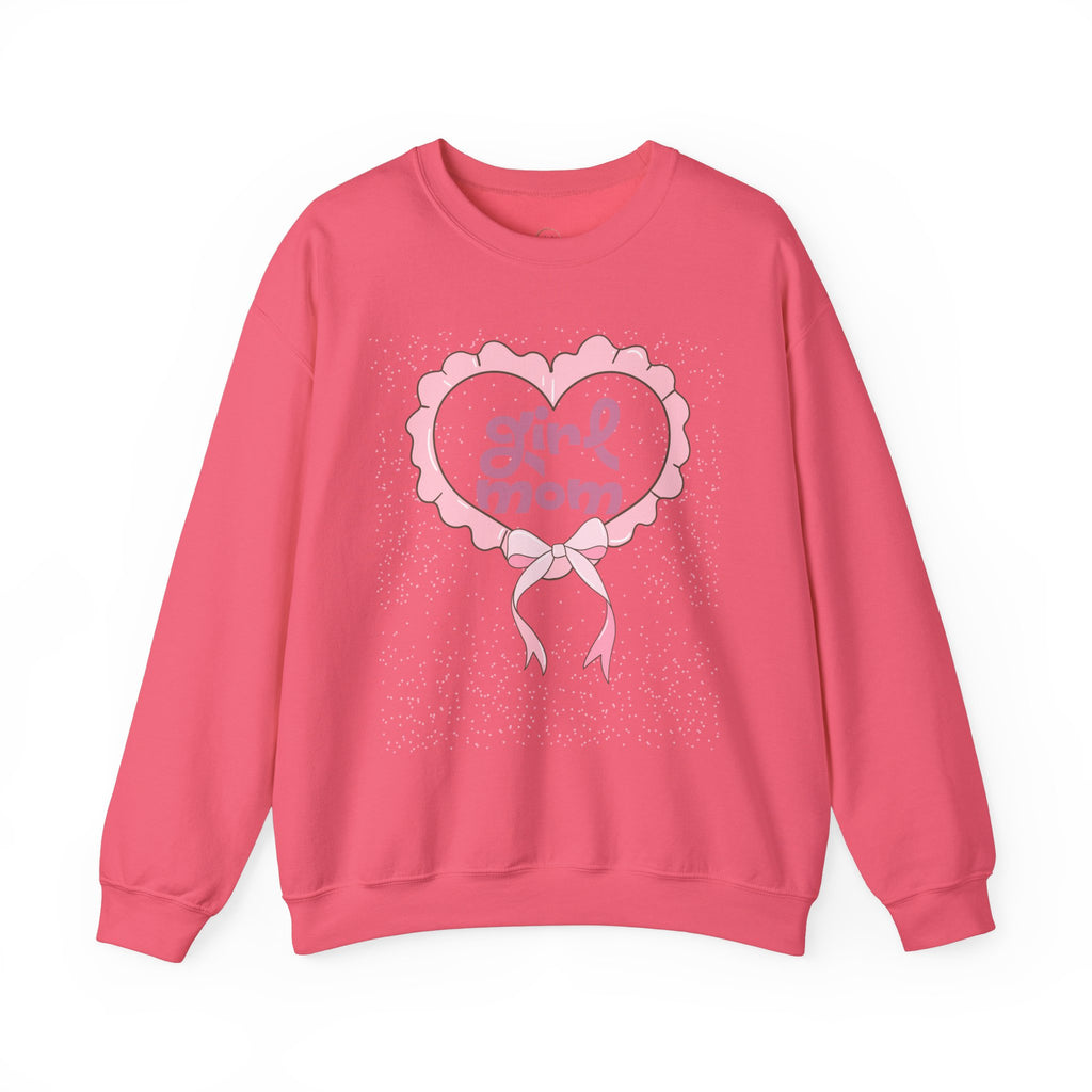 Girl Mom Sweatshirt, Motherhood Gift, Mom Life Apparel, Crewneck Jumper,