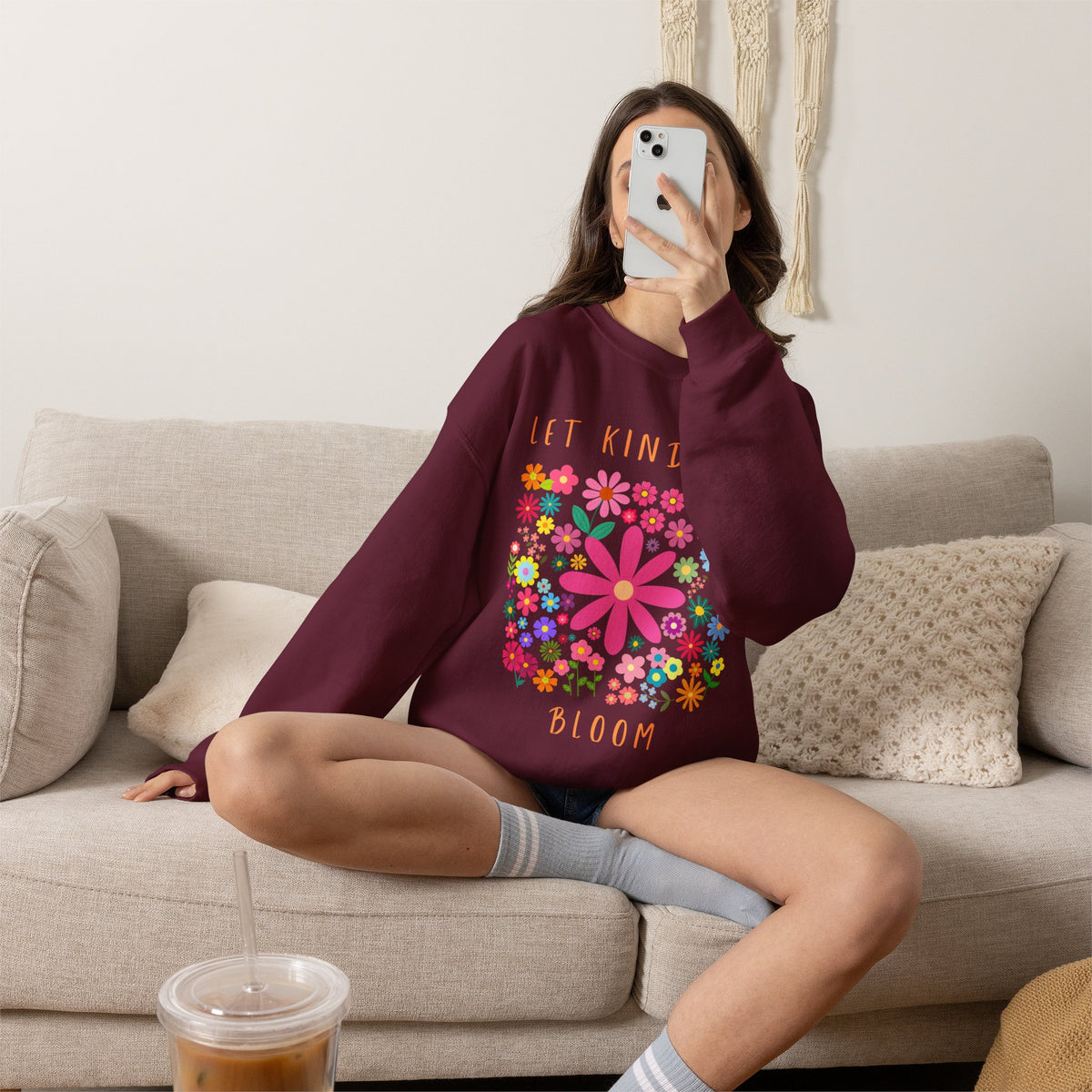 Let Kindness Bloom Crewneck Sweatshirt