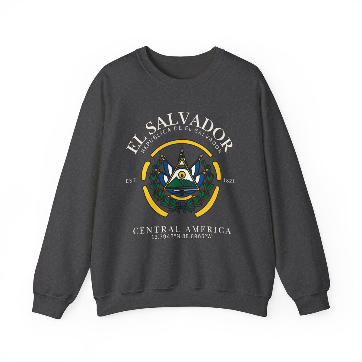 El Salvador Sweatshirt, El Salvador Flag Shirt, Central America,