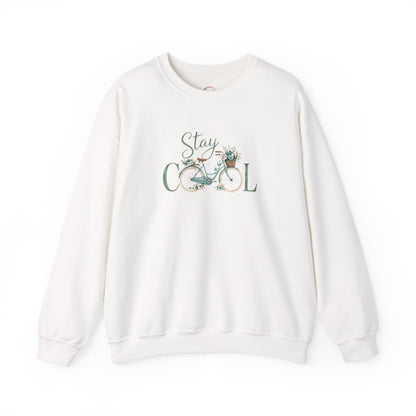 Stay Cool Bicycle Crewneck Sweatshirt