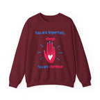 Empowering Crewneck Jumper, Inspirational Women's