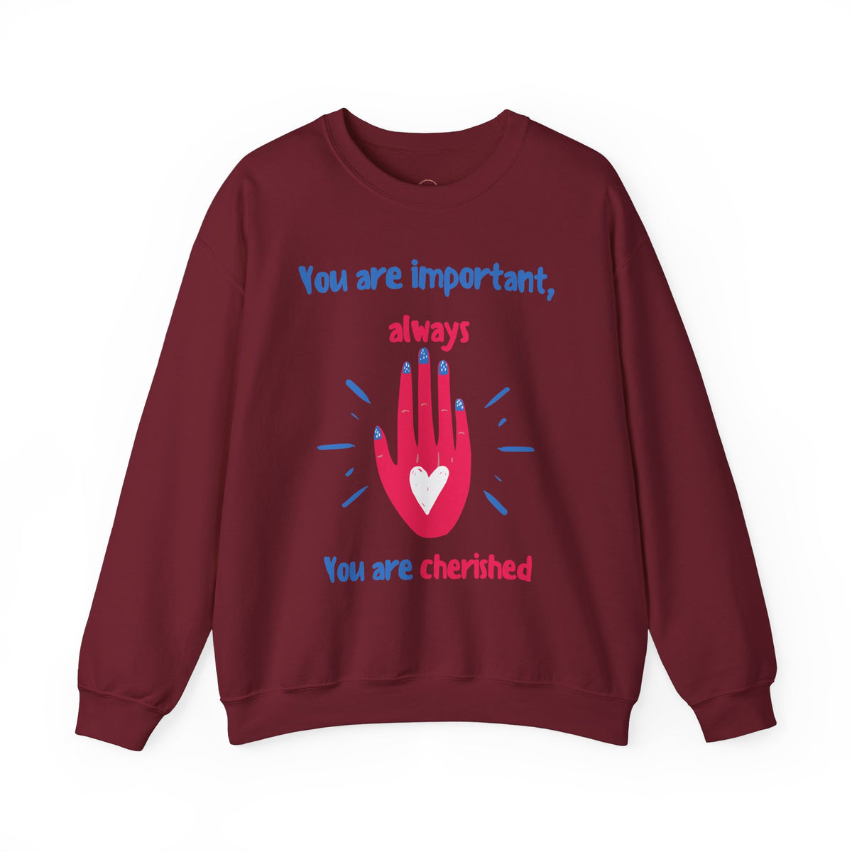 Empowering Crewneck Jumper, Inspirational Women's
