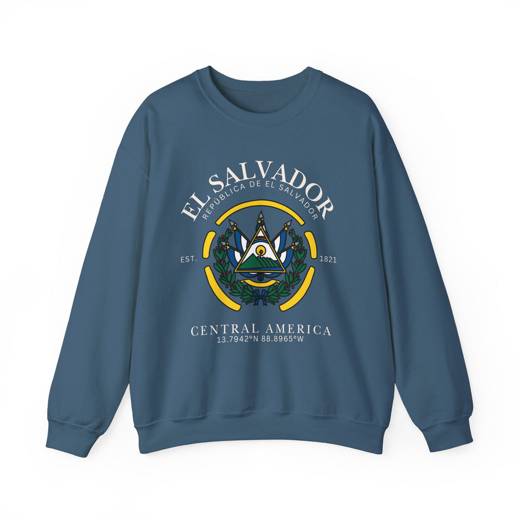 El Salvador Sweatshirt, El Salvador Flag Shirt, Central America,