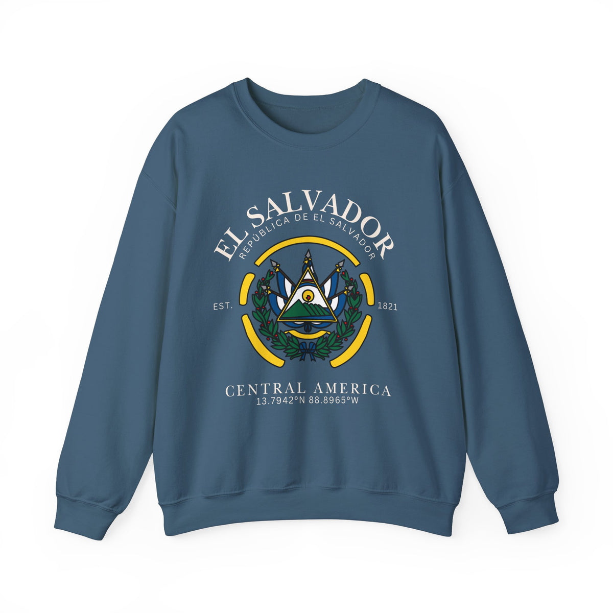 El Salvador Sweatshirt, El Salvador Flag Shirt, Central America,