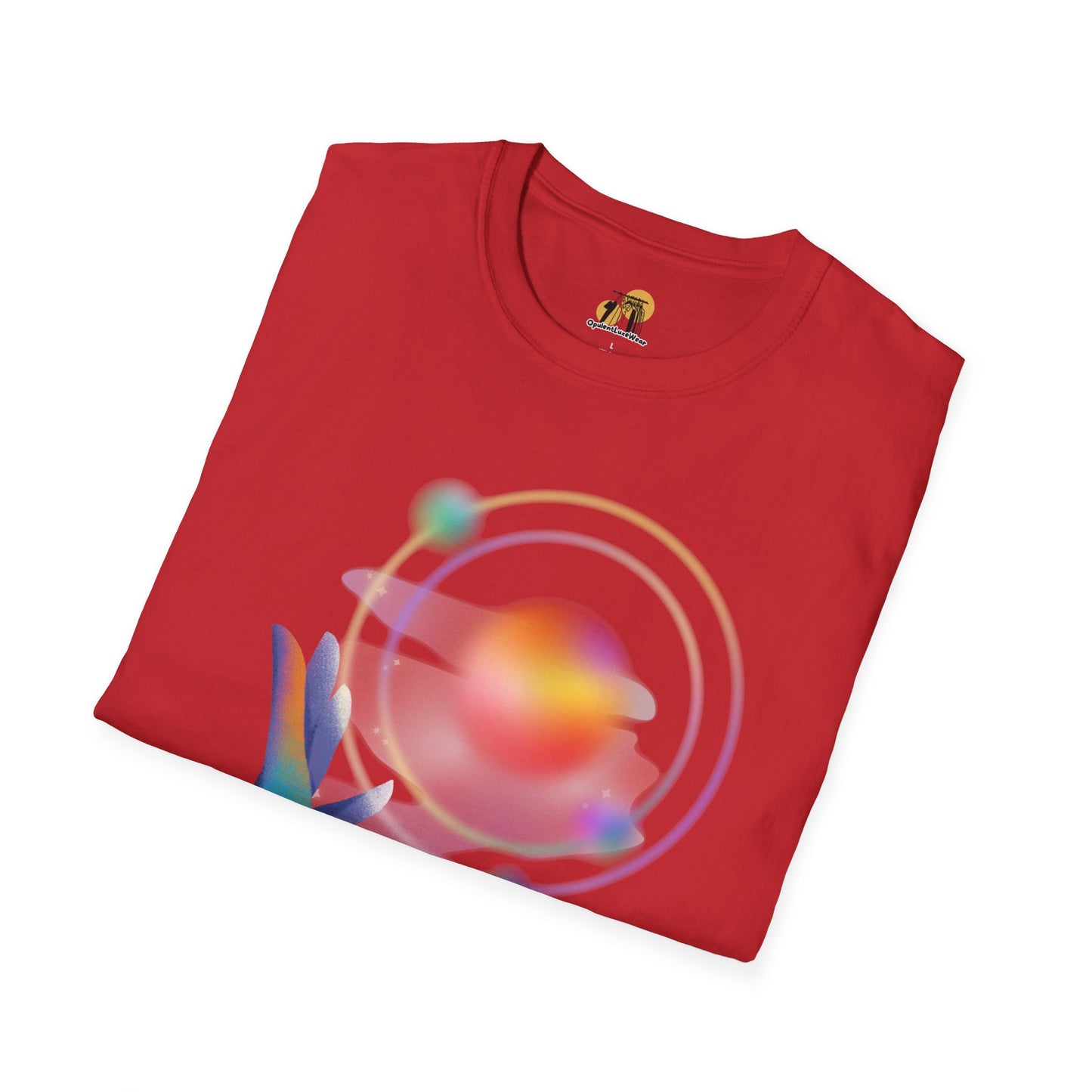 Gradient Hand-Illustration Unisex T-Shirt, Soft T-Shirt, Casual Wear, Trendy Top, Gift for Friends, Graphic Tee
