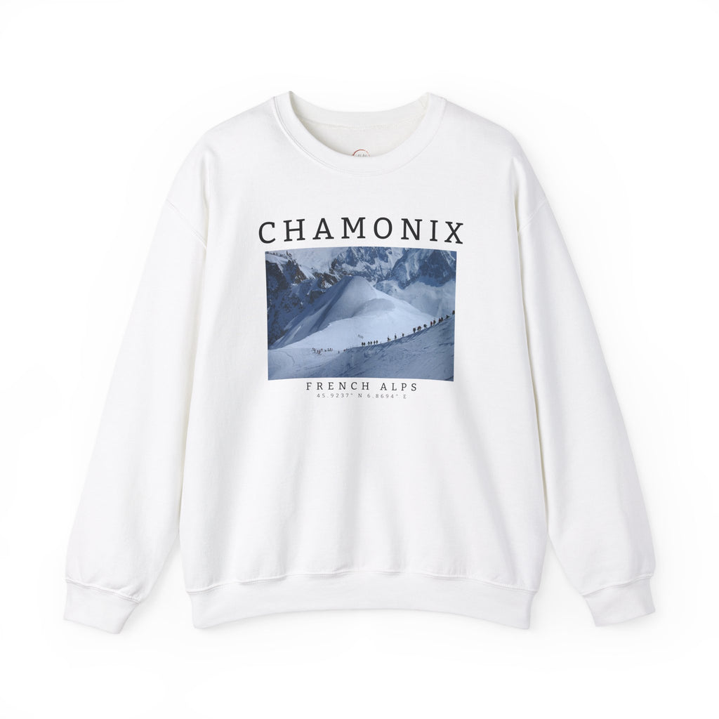 Chamonix Sweatshirt, Chamonix Sweater, Alpine Style Sweatshirt, Ski Sweatshirt Unisex