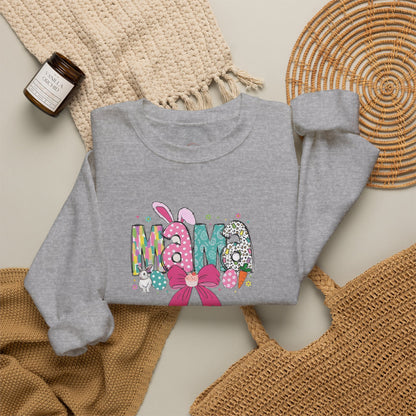 Mama Floral Ribbon Sweatshirt