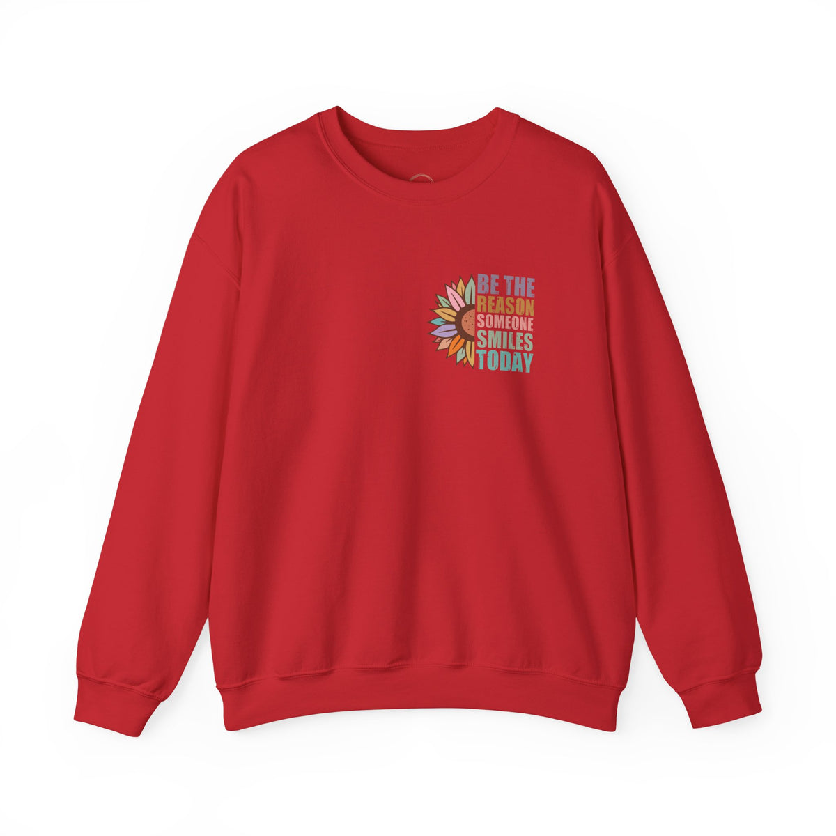 Inspirational 'Be The Reason Someone Smiles Today' Crewneck Sweatshirt