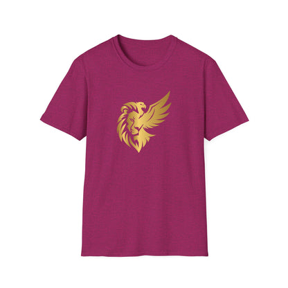 Majestic Lion Wing T-Shirt - Unisex Graphic Tee for Animal Lovers and Adventurers