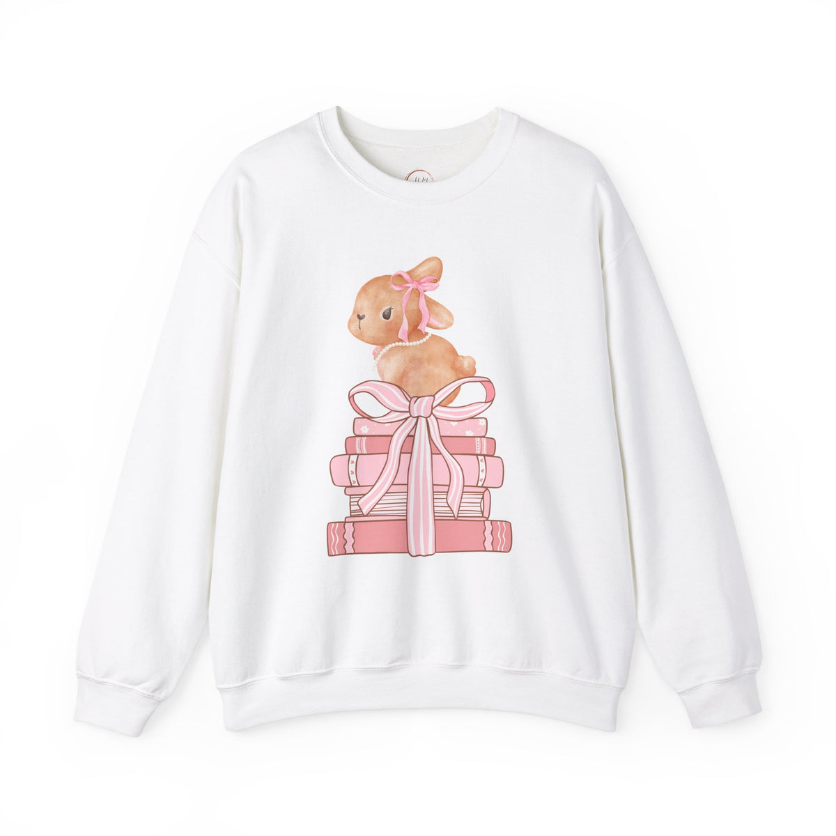 Cat on Books Unisex Sweatshirt, Reading Lover Gift