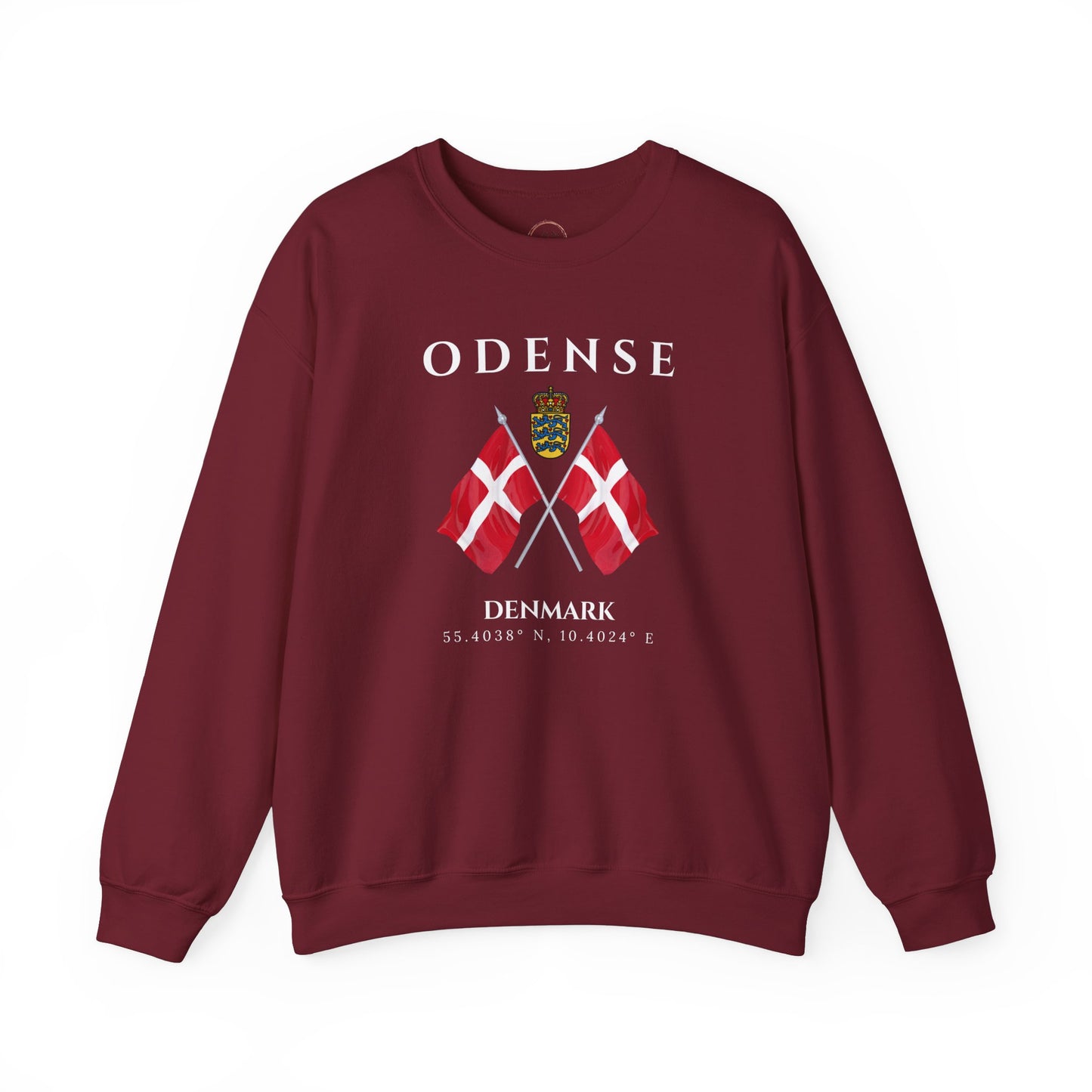 Odense Sweatshirt, Unisex Sweater, Scandinavian, Denmark, gift, Nordic Style, Odense Denmark,