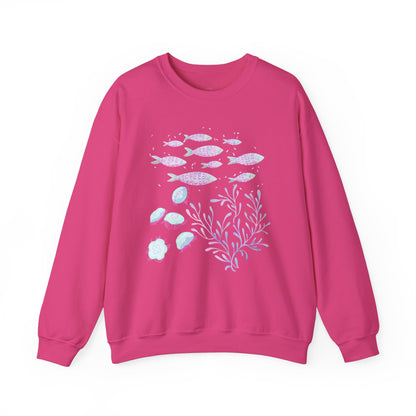 Sea Animals Vintage Unisex Crewneck Sweatshirt