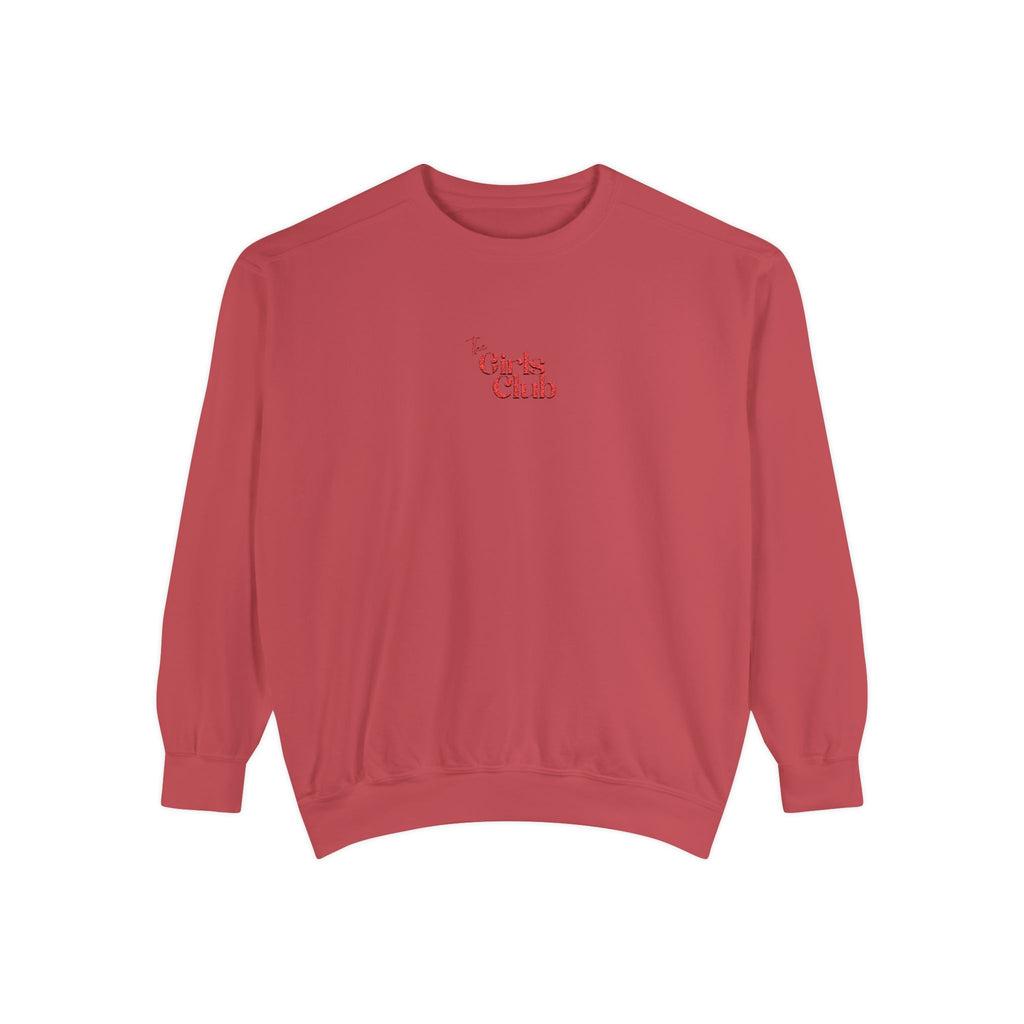 Embroidered Cozy Girls Club Sweatshirt