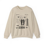Gemini Zodiac Unisex Sweatshirt, Astrology Crewneck Jumper, Horoscope Pullover