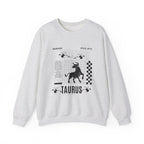 Taurus Zodiac Sweatshirt, Astrology Crewneck Jumper, Bull Constellation