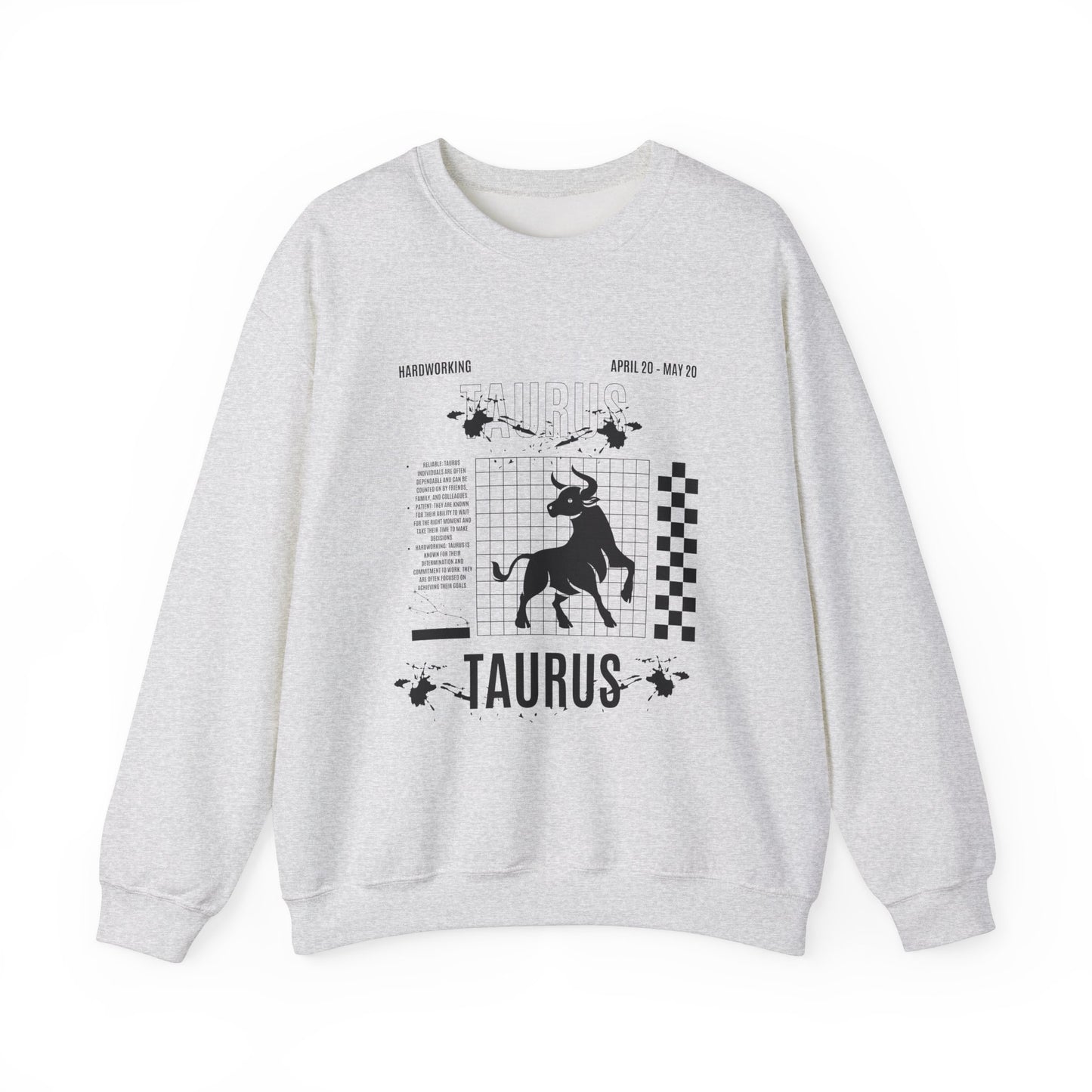 Taurus Zodiac Sweatshirt, Astrology Crewneck Jumper, Bull Constellation