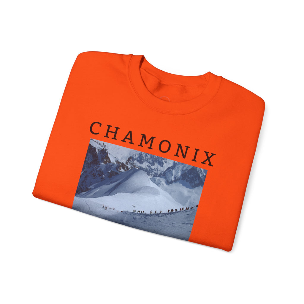 Chamonix Sweatshirt, Chamonix Sweater, Alpine Style Sweatshirt, Ski Sweatshirt Unisex