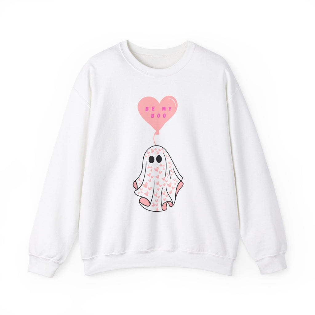 Ghost Sweater, Be My Boo Unisex Crewneck Sweatshirt for Valentines Day
