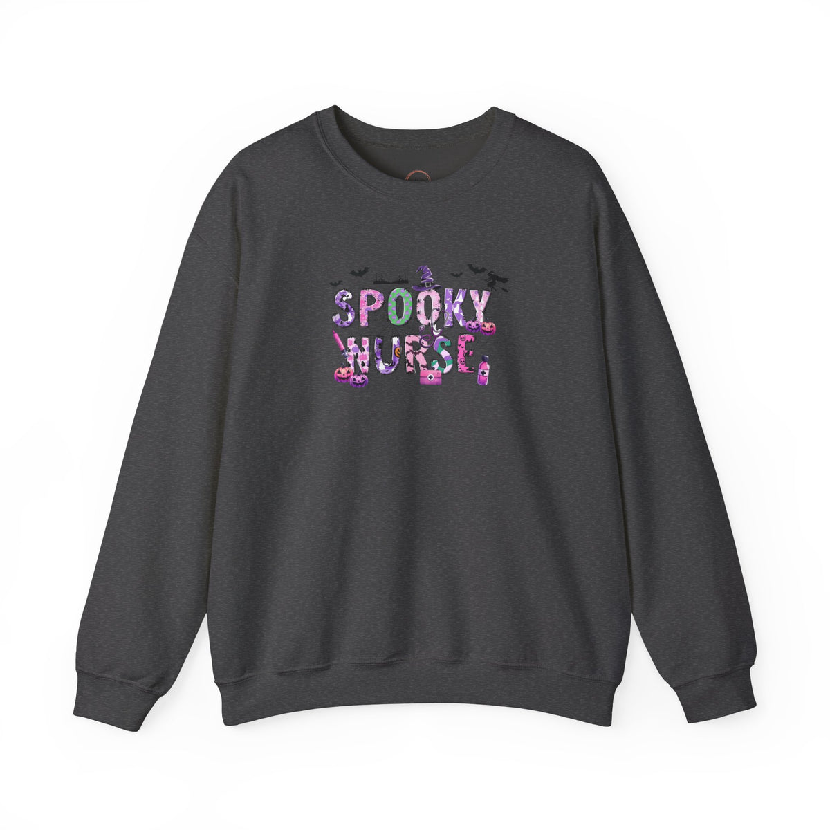 Spooky Nurse Sweatshirt – Cute Halloween Nurse Crewneck