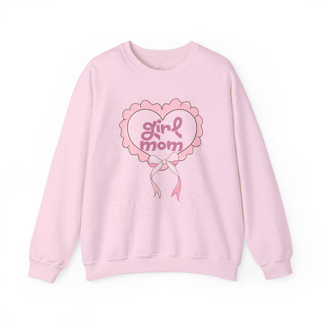 Girl Mom Sweatshirt, Motherhood Gift, Mom Life Apparel, Crewneck Jumper,