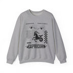 Capricorn Zodiac Unisex Sweatshirt, Retro Astrology Gift, Trendy Positive Word Shirt for Capricorn Friend