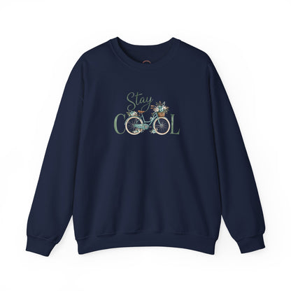 Stay Cool Bicycle Crewneck Sweatshirt