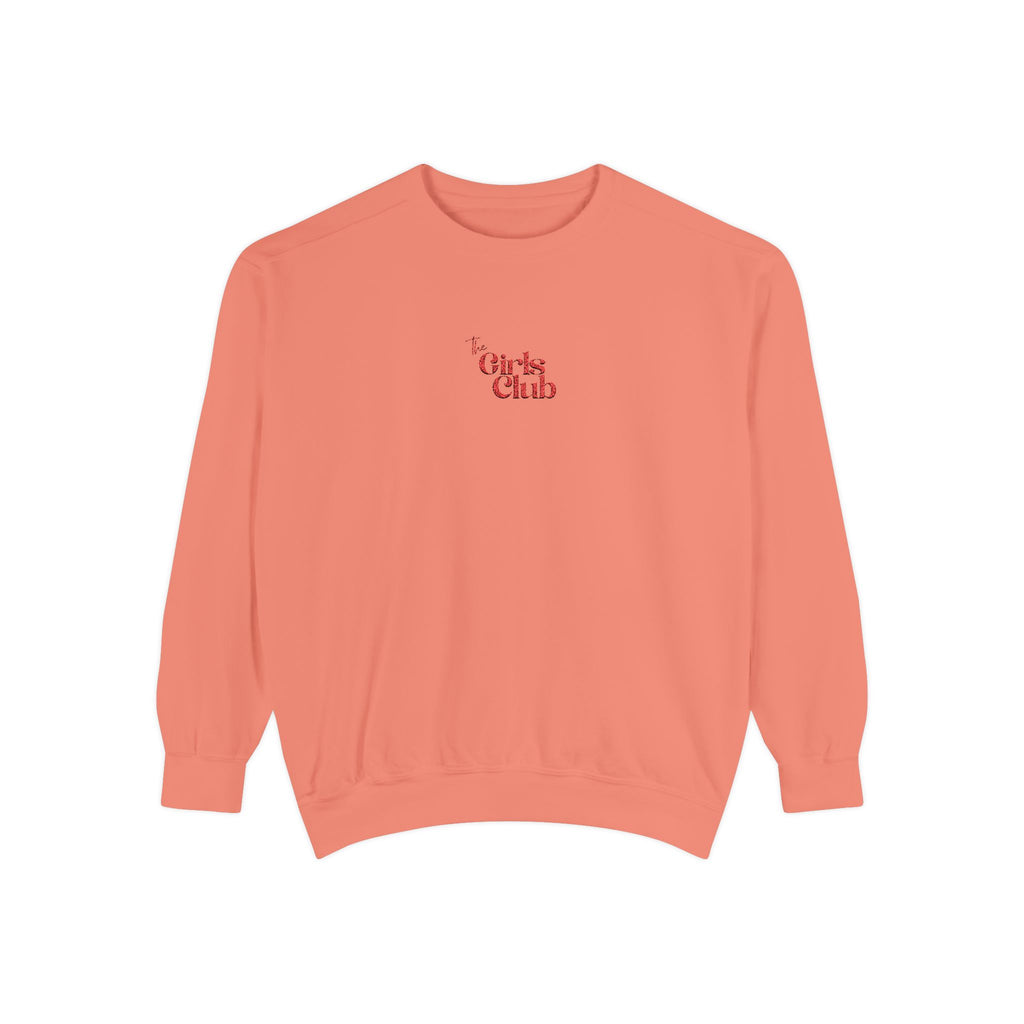 Embroidered Cozy Girls Club Sweatshirt