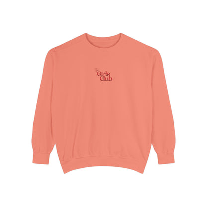 Embroidered Cozy Girls Club Sweatshirt