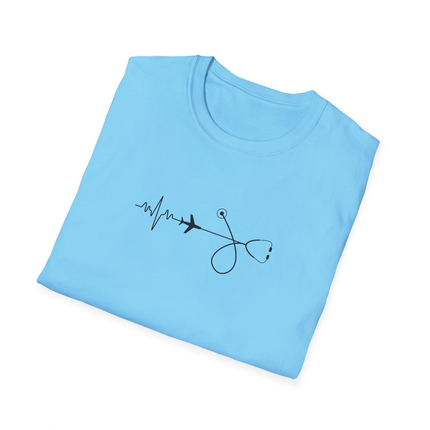 Heartbeats & Healing Unisex T-Shirt, Medical Nurse Doctor Gift