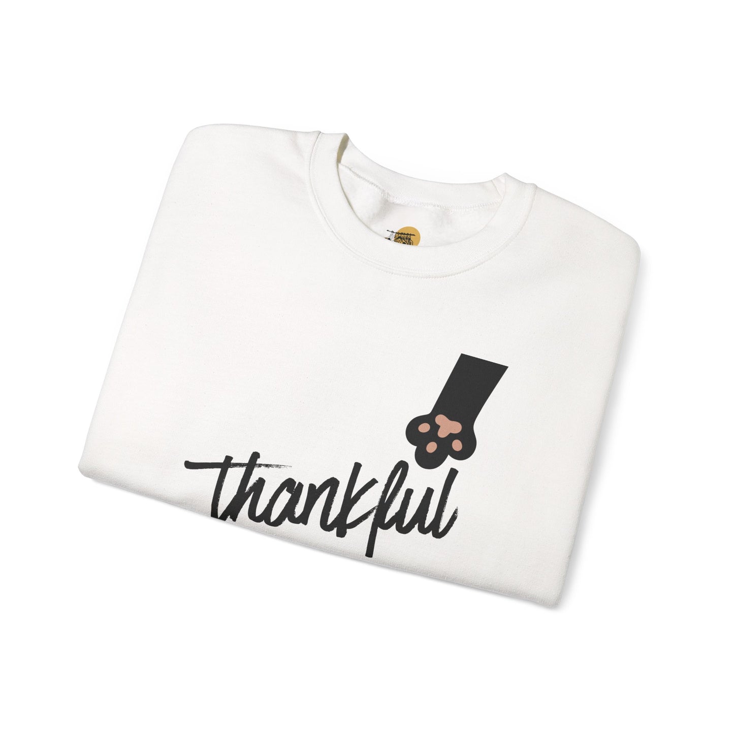 Thankful Crewneck Sweatshirt, Cozy Fall Fashion, Gift for Thanksgiving, Seasonal Apparel, Unisex Sweatshirt