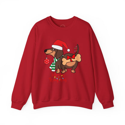 Christmas Dog Crewneck Sweatshirt