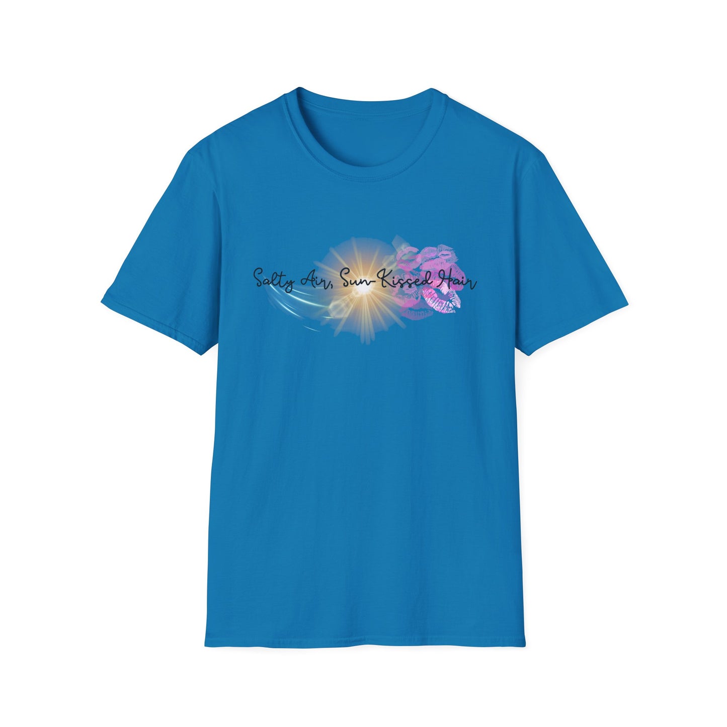 Beach Vibes T-Shirt - Salty Air, Sun Kissed Hair Tee - Summer Outfit - Gift for Ocean Lovers
