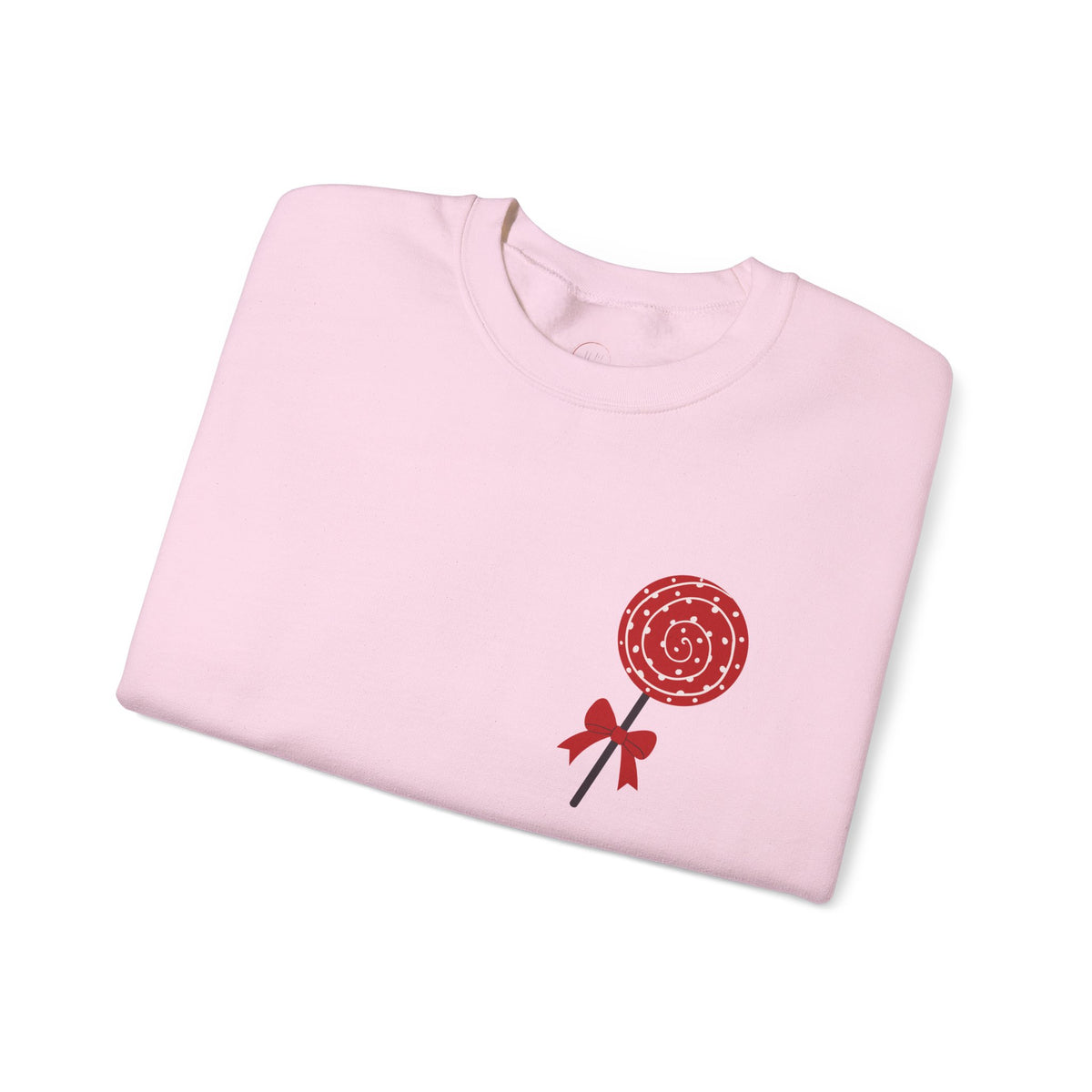 Valentine's Day Sweet Candy Sweatshirt, Pink Red Cute Unisex Crewneck Jumper,