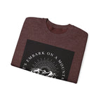 Mountain Adventure Crewneck Sweatshirt - Hiking Apparel, Outdoor Adventure