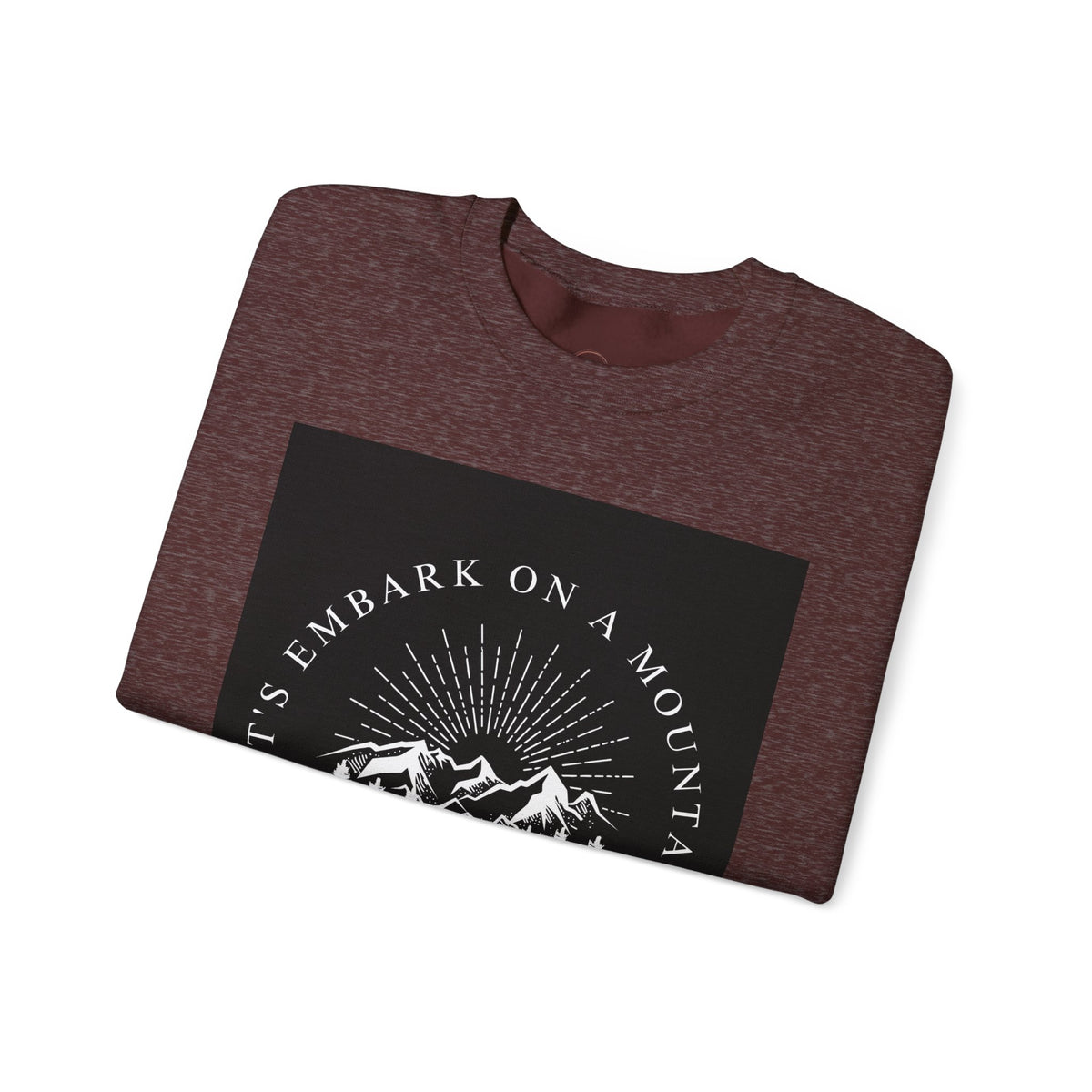 Mountain Adventure Crewneck Sweatshirt - Hiking Apparel, Outdoor Adventure