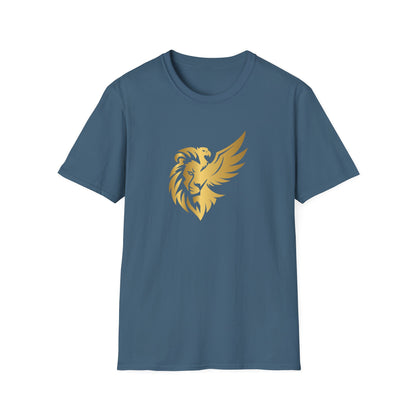 Majestic Lion Wing T-Shirt - Unisex Graphic Tee for Animal Lovers and Adventurers