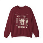 Gemini Zodiac Unisex Sweatshirt, Astrology Crewneck Jumper, Horoscope Pullover