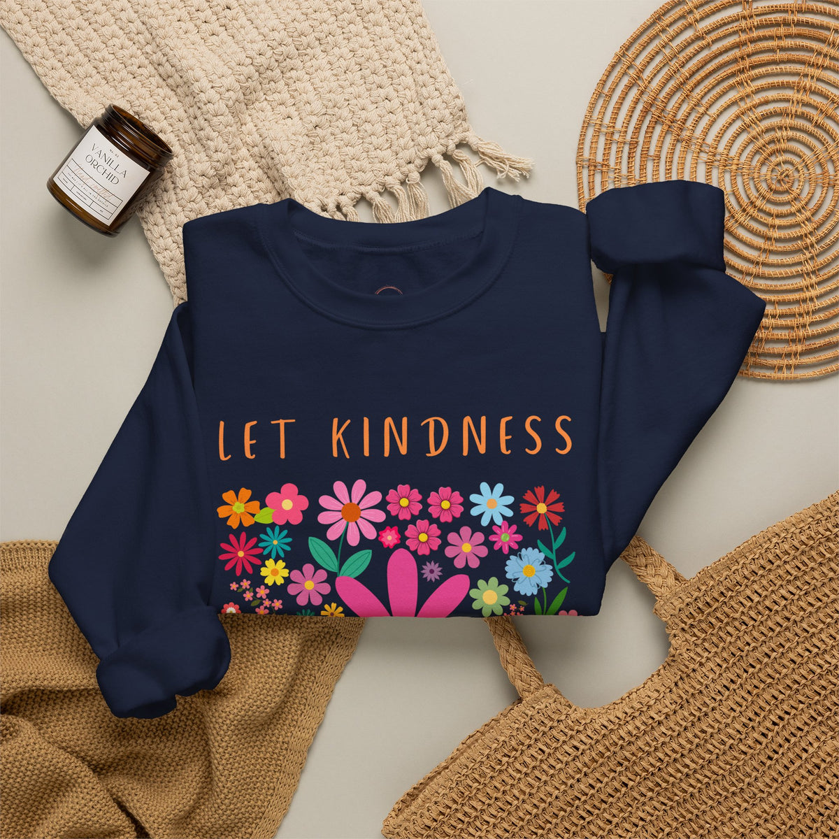 Let Kindness Bloom Crewneck Sweatshirt