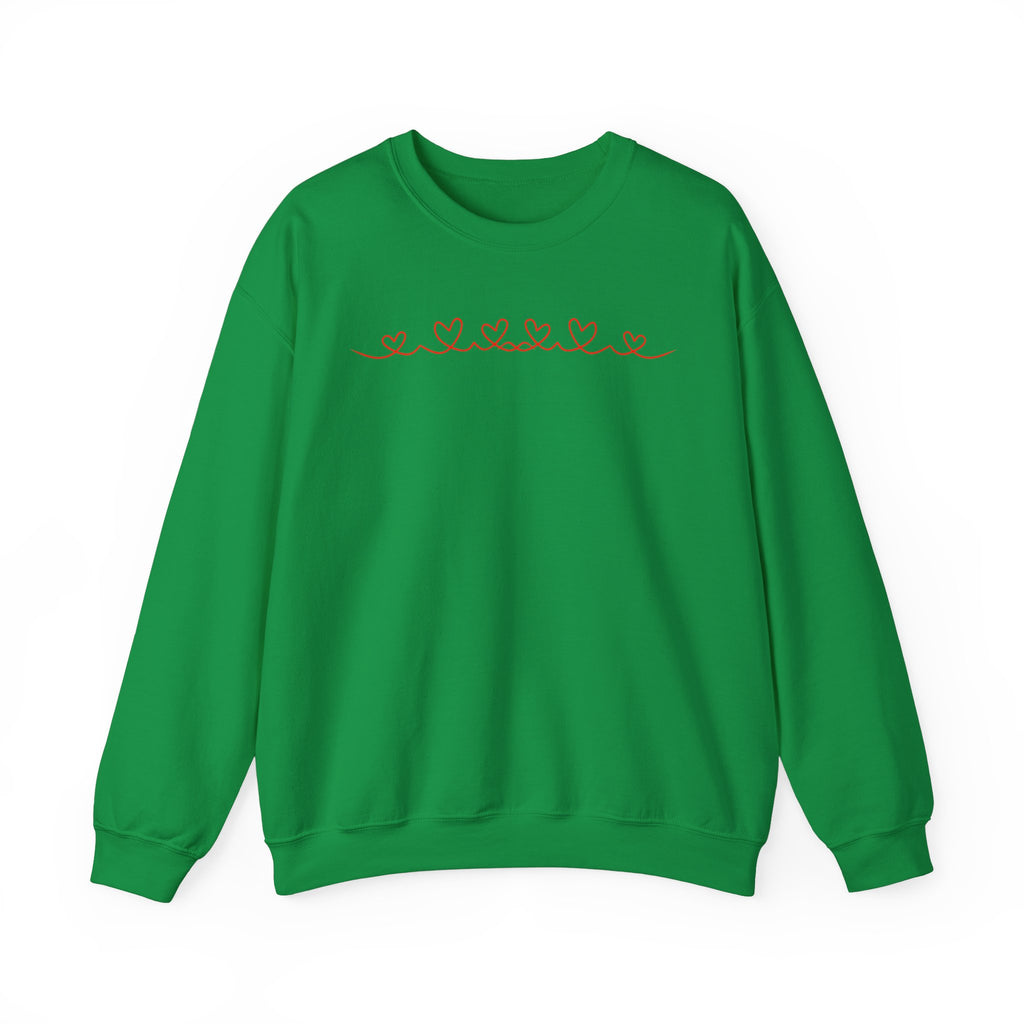 Valentine Heart Sweatshirt, Love Crewneck Jumper, Valentine's Day Gift, Heart