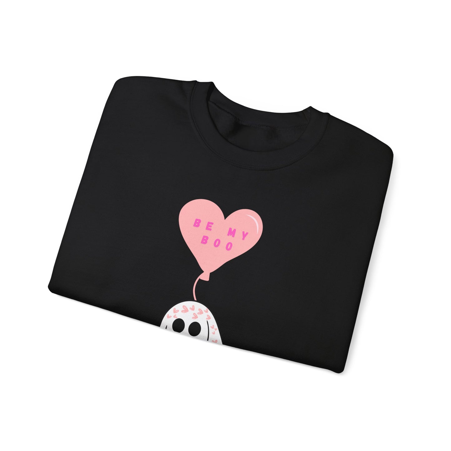 Ghost Sweater, Be My Boo Unisex Crewneck Sweatshirt for Valentines Day