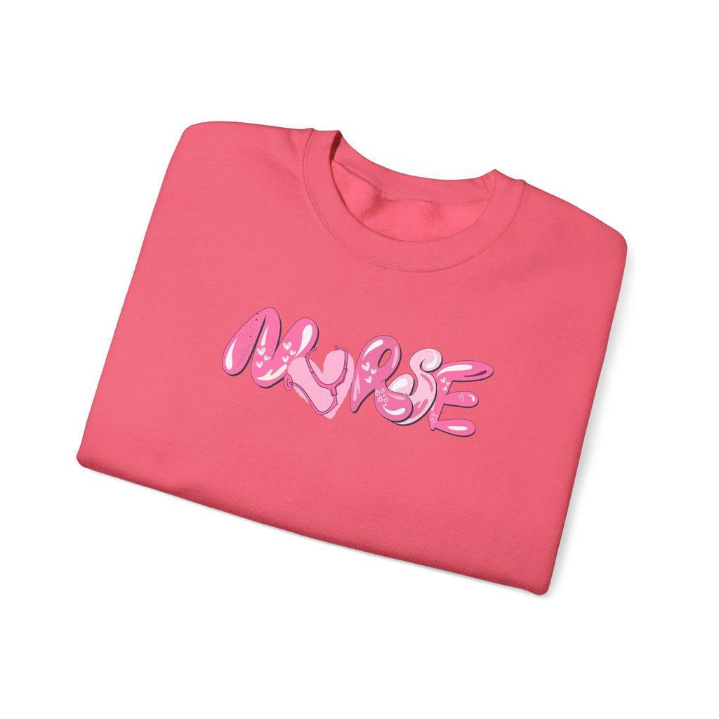 Nurse Heavy Blend Crewneck Sweatshirt - A1 Majestic