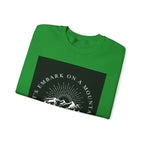 Mountain Adventure Crewneck Sweatshirt - Hiking Apparel, Outdoor Adventure