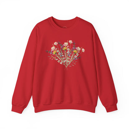 Wild Flowers Unisex Crewneck Sweatshirt