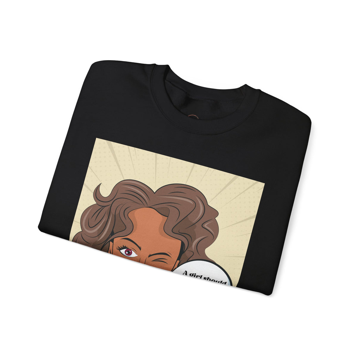 Girl Power Unisex Sweatshirt, Empowering Crewneck Jumper, Inspirational Women's