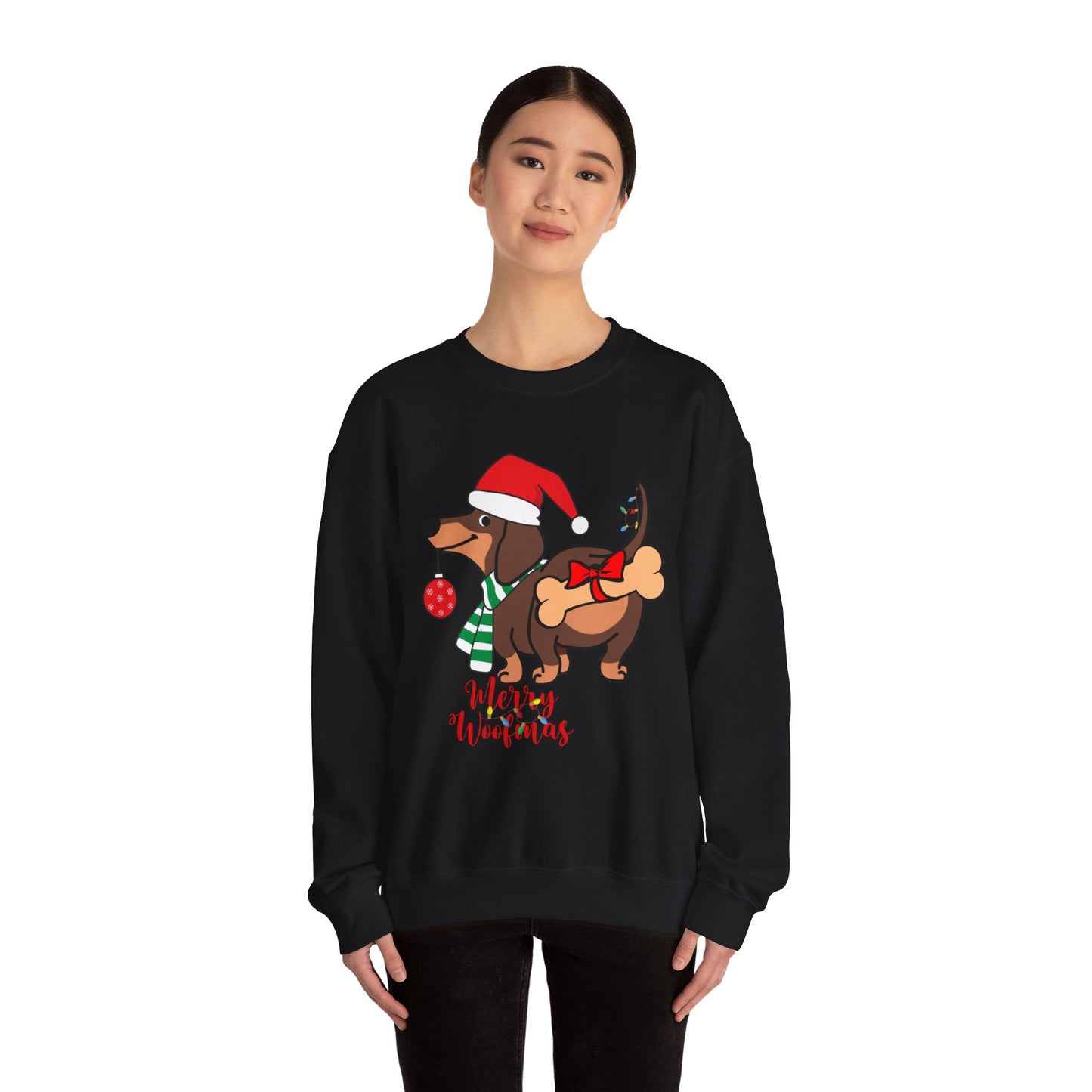 Christmas Dog Crewneck Sweatshirt