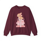 Cat on Books Unisex Sweatshirt, Reading Lover Gift