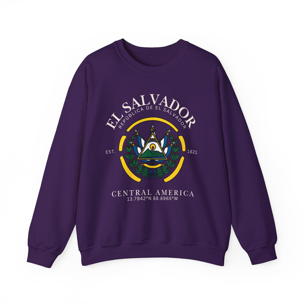 El Salvador Sweatshirt, El Salvador Flag Shirt, Central America,