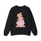 Cat on Books Unisex Sweatshirt, Reading Lover Gift