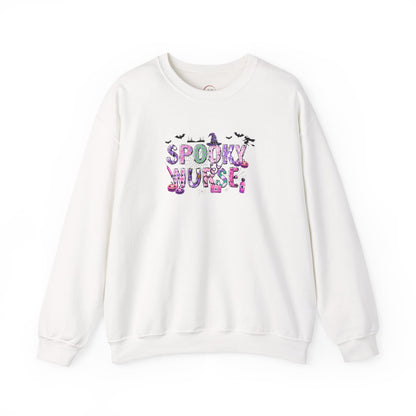 Spooky Nurse Sweatshirt – Cute Halloween Nurse Crewneck