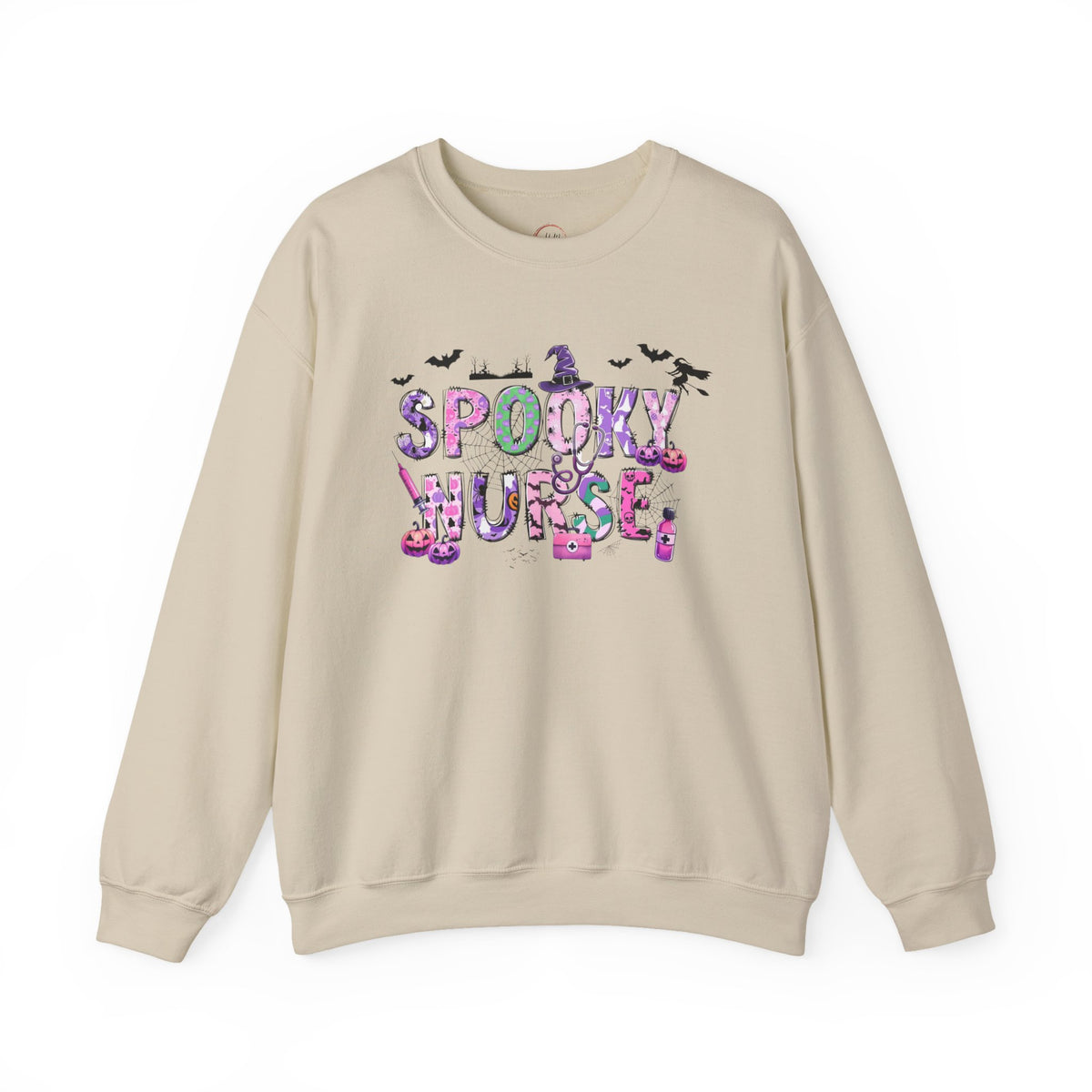 Spooky Nurse Sweatshirt – Cute Halloween Nurse Crewneck